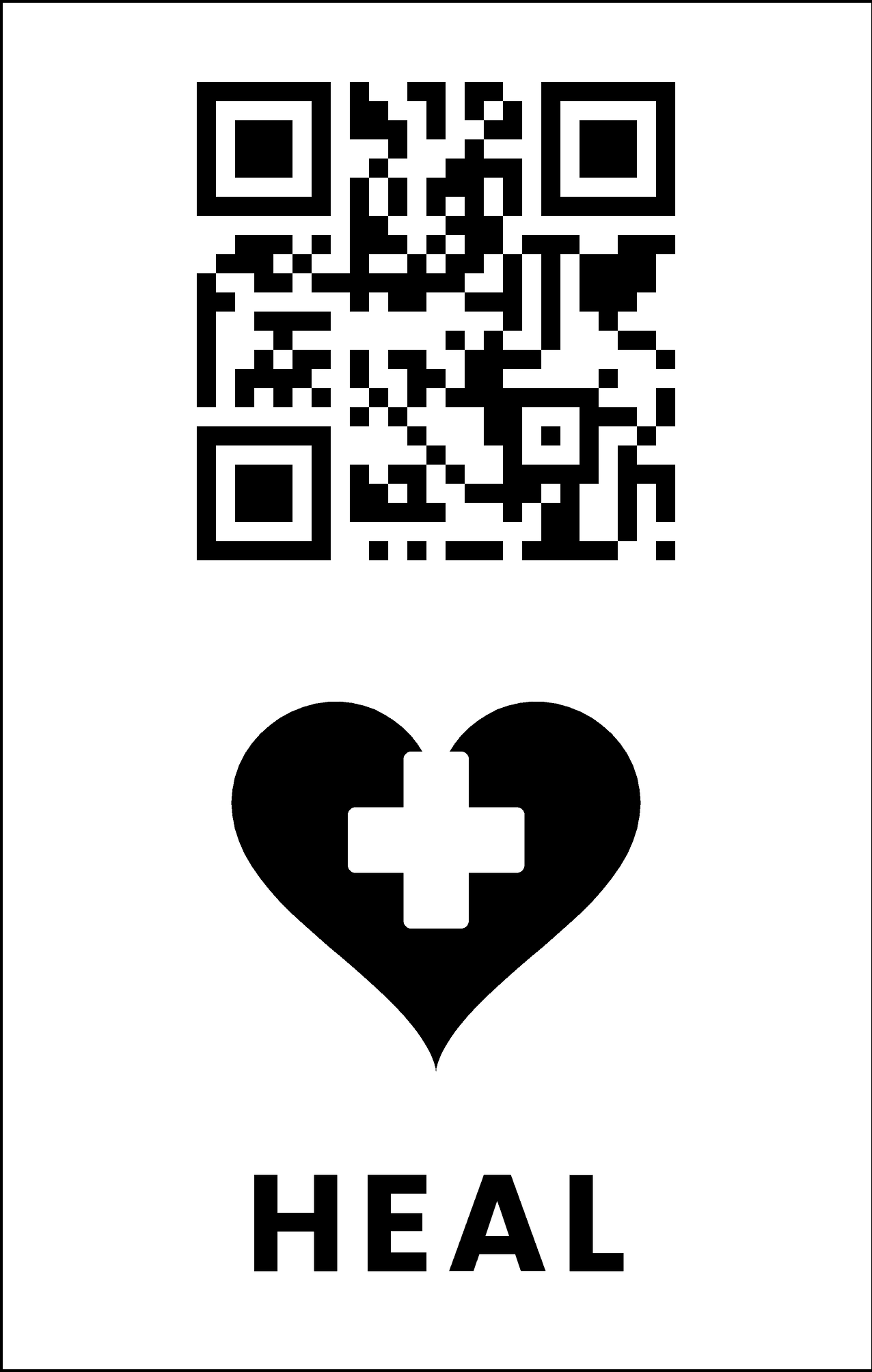 Abgebildete NovaCoil-QR-Karte: heal