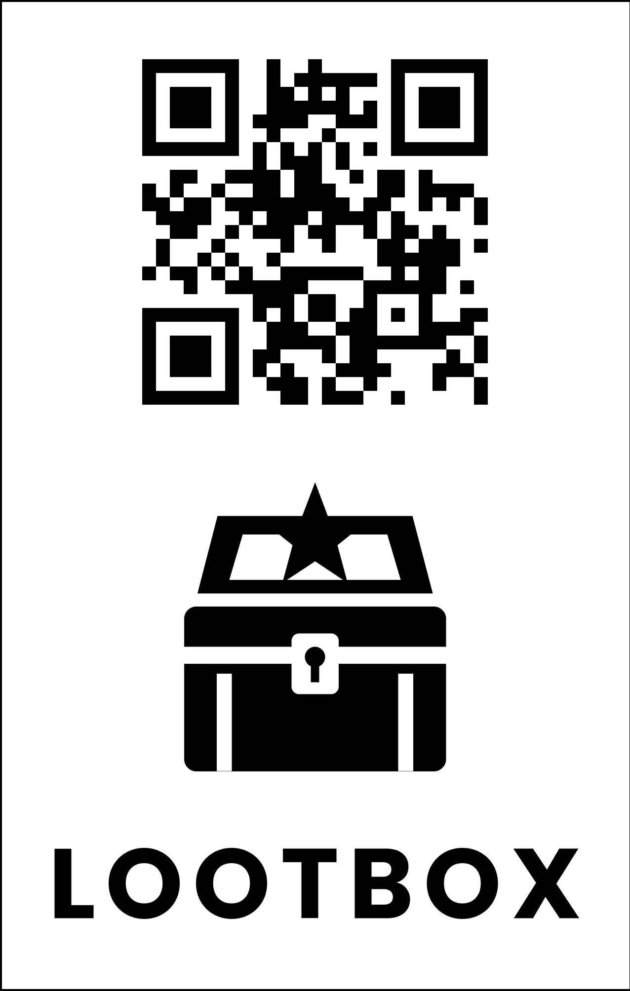 Abgebildete NovaCoil-QR-Karte: lootbox